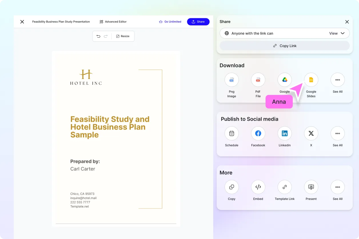 Free AI Feasibility Business Plan Study Presentation Generator, Free AI Feasibility Presentation Maker Online [ No Signup ]